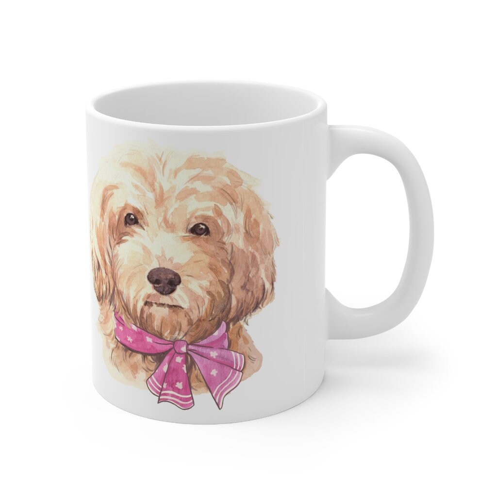 Doodle Mug - Goldendoodle Mug, Dog Lover Gift, Doodle Mom, Labradoodle, Bernadoodle, Aussie Doodle, Fun Dog Gift White Ceramic Mug