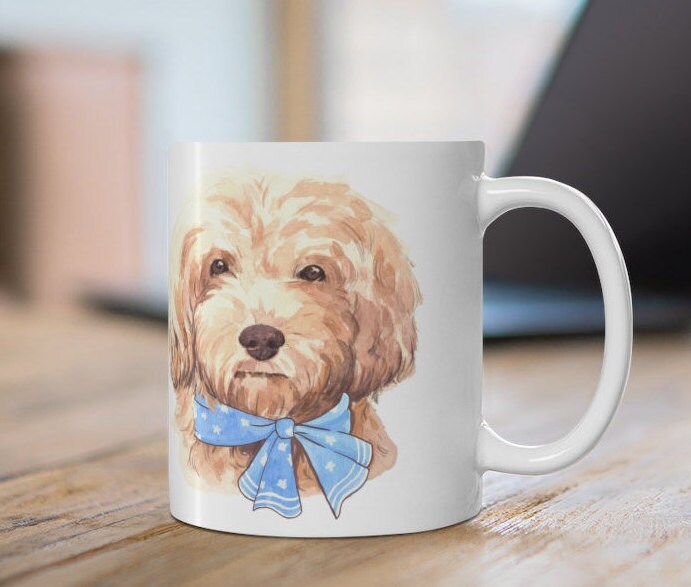 Doodle Mug - Goldendoodle Mug, Dog Lover Gift, Doodle Mom, Labradoodle, Bernadoodle, Aussie Doodle, Fun Dog Gift White Ceramic Mug