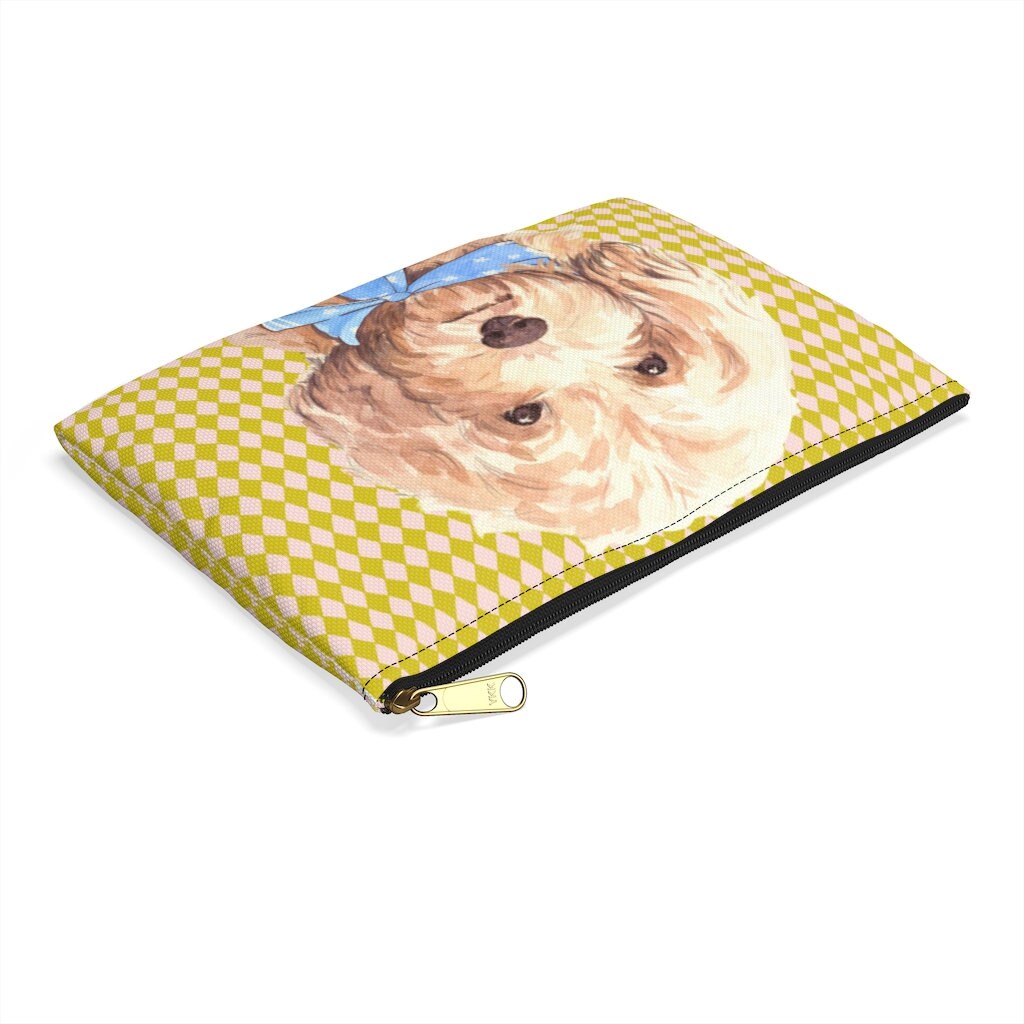 Doodle Dog Accessory Pouch - Dog Lover Gift, Dog Zipper Pouch, Makeup Bag, Pencil Bag, Zipper Pouch, Cosmetic Bag