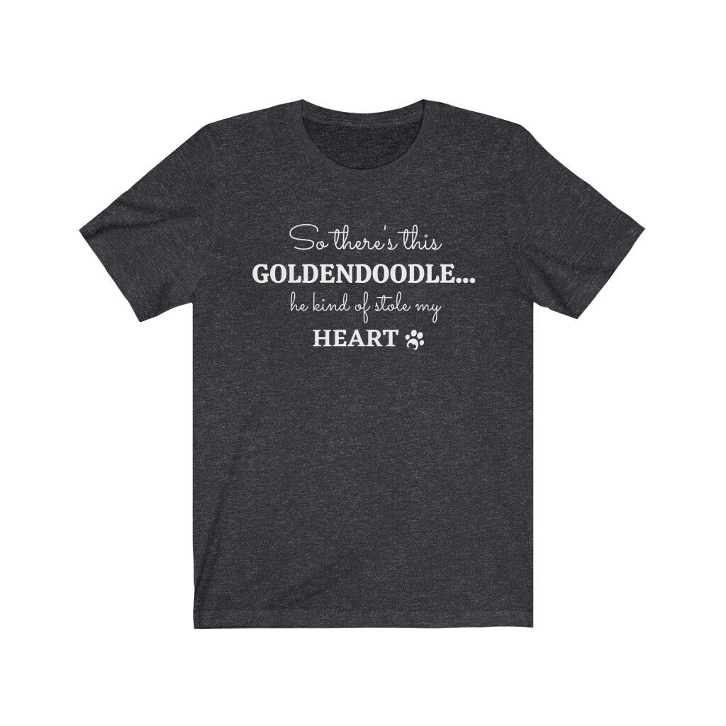 Goldendoodle Stole My Heart T-Shirt - Goldendoodle Mom, Dog Lover Gift, Goldendoodle Gift, Doodle T-Shirt, Doodle Dad