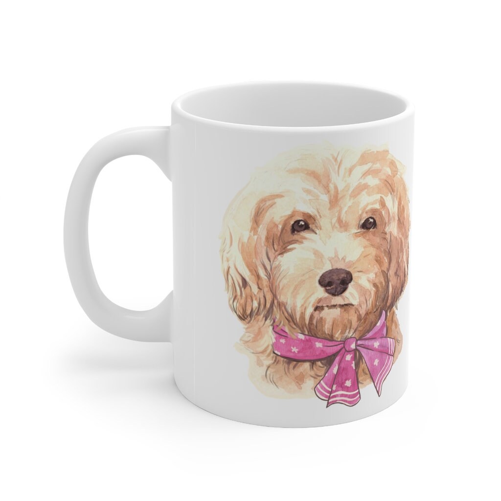 Doodle Mug - Goldendoodle Mug, Dog Lover Gift, Doodle Mom, Labradoodle, Bernadoodle, Aussie Doodle, Fun Dog Gift White Ceramic Mug