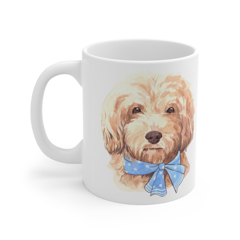 Doodle Mug - Goldendoodle Mug, Dog Lover Gift, Doodle Mom, Labradoodle, Bernadoodle, Aussie Doodle, Fun Dog Gift White Ceramic Mug