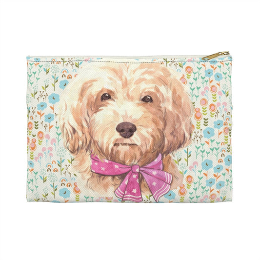 Doodle Dog Accessory Pouch - Dog Lover Gift, Dog Zipper Pouch, Makeup Bag, Pencil Bag, Zipper Pouch, Cosmetic Bag