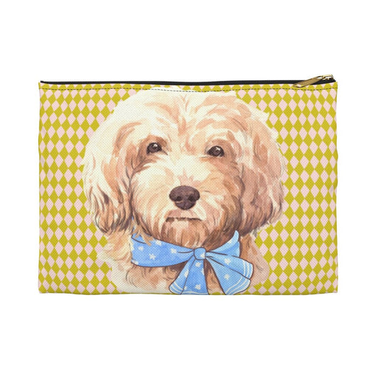 Doodle Dog Accessory Pouch - Dog Lover Gift, Dog Zipper Pouch, Makeup Bag, Pencil Bag, Zipper Pouch, Cosmetic Bag