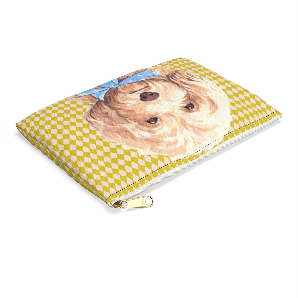 Doodle Dog Accessory Pouch - Dog Lover Gift, Dog Zipper Pouch, Makeup Bag, Pencil Bag, Zipper Pouch, Cosmetic Bag