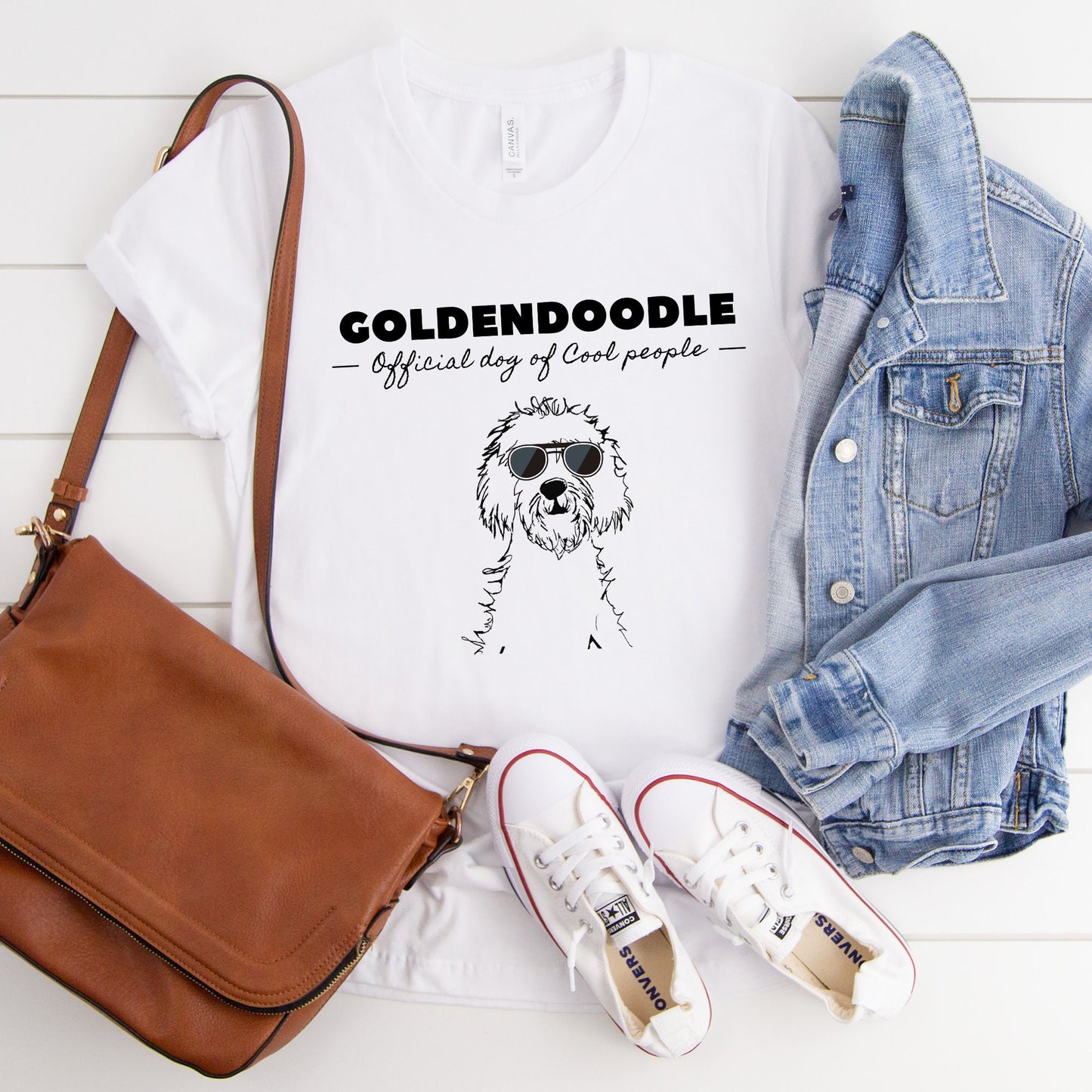 Goldendoodle Official Dog of Cool People T-shirt - Doodle Shirt -Doodle Gift -Doodle Tee -Doodle Lover Shirt -Doodle Dad Gift