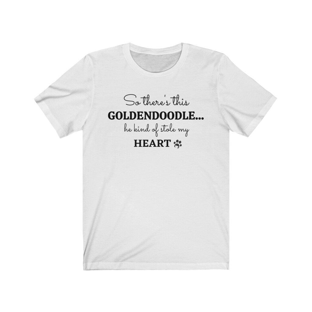 Goldendoodle Stole My Heart T-Shirt - Goldendoodle Mom, Dog Lover Gift, Goldendoodle Gift, Doodle T-Shirt, Doodle Dad