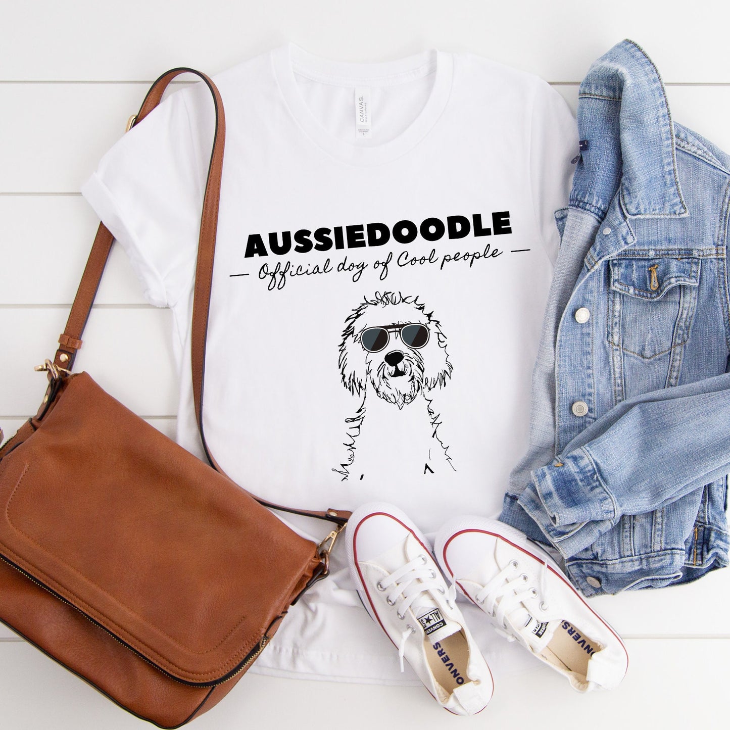 Aussiedoodle Official Dog of Cool People T-shirt - Doodle Shirt -Aussiedoodle  Gift -Aussiedoodle  Tee, Aussie Doodle Dad