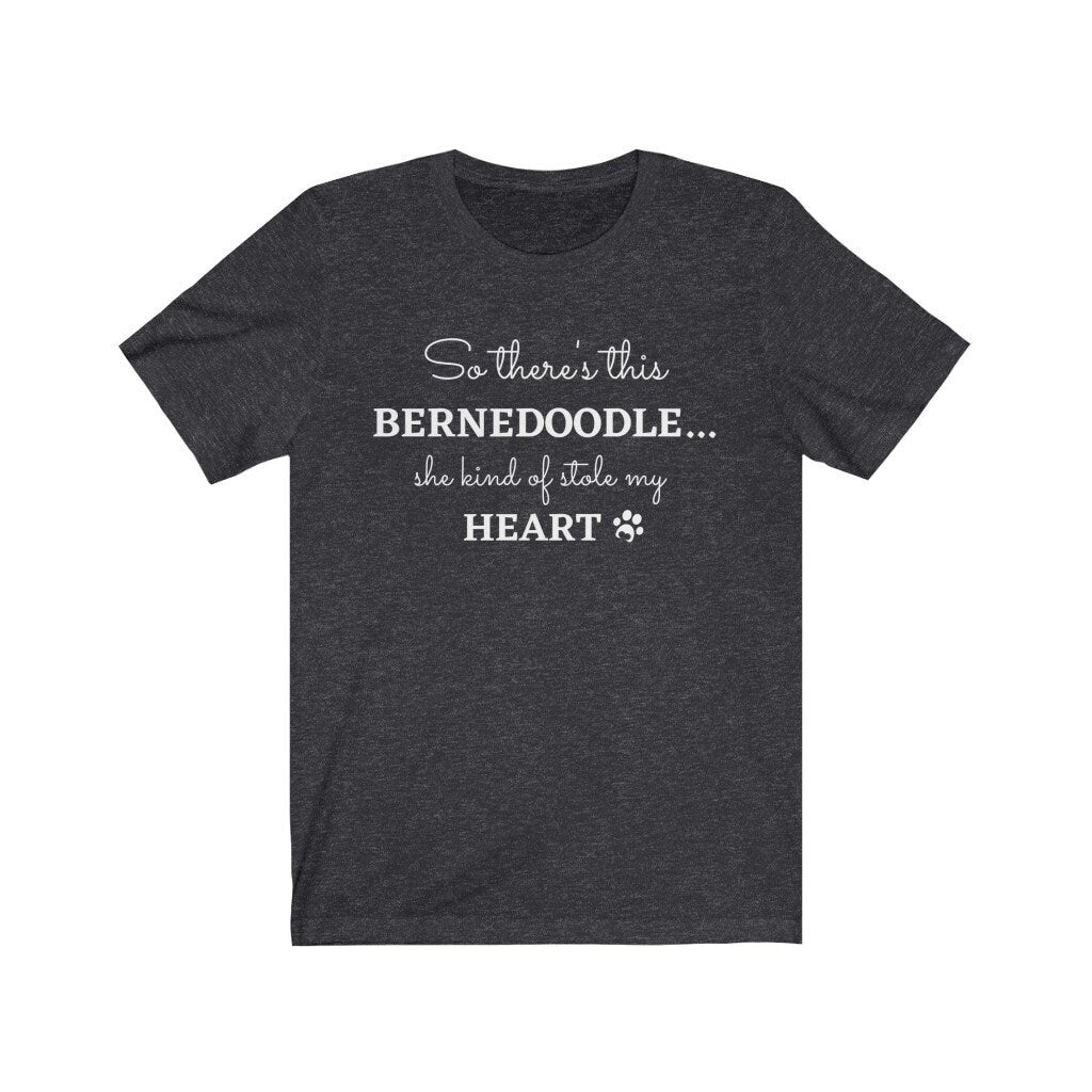 Bernedoodle Stole My Heat T-Shirt - Bernedoodle Mom, Dog Lover Gift, Bernedoodle Gift, Doodle T-Shirt, Bernadoodle Gift