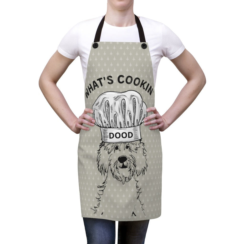 Doodle Dog Apron - Cooking Baking Apron For Doodle Dad, Doodle Mom, Kitchen Chef Gifts -Doodle Gift Ideas, Grilling Father's Day G