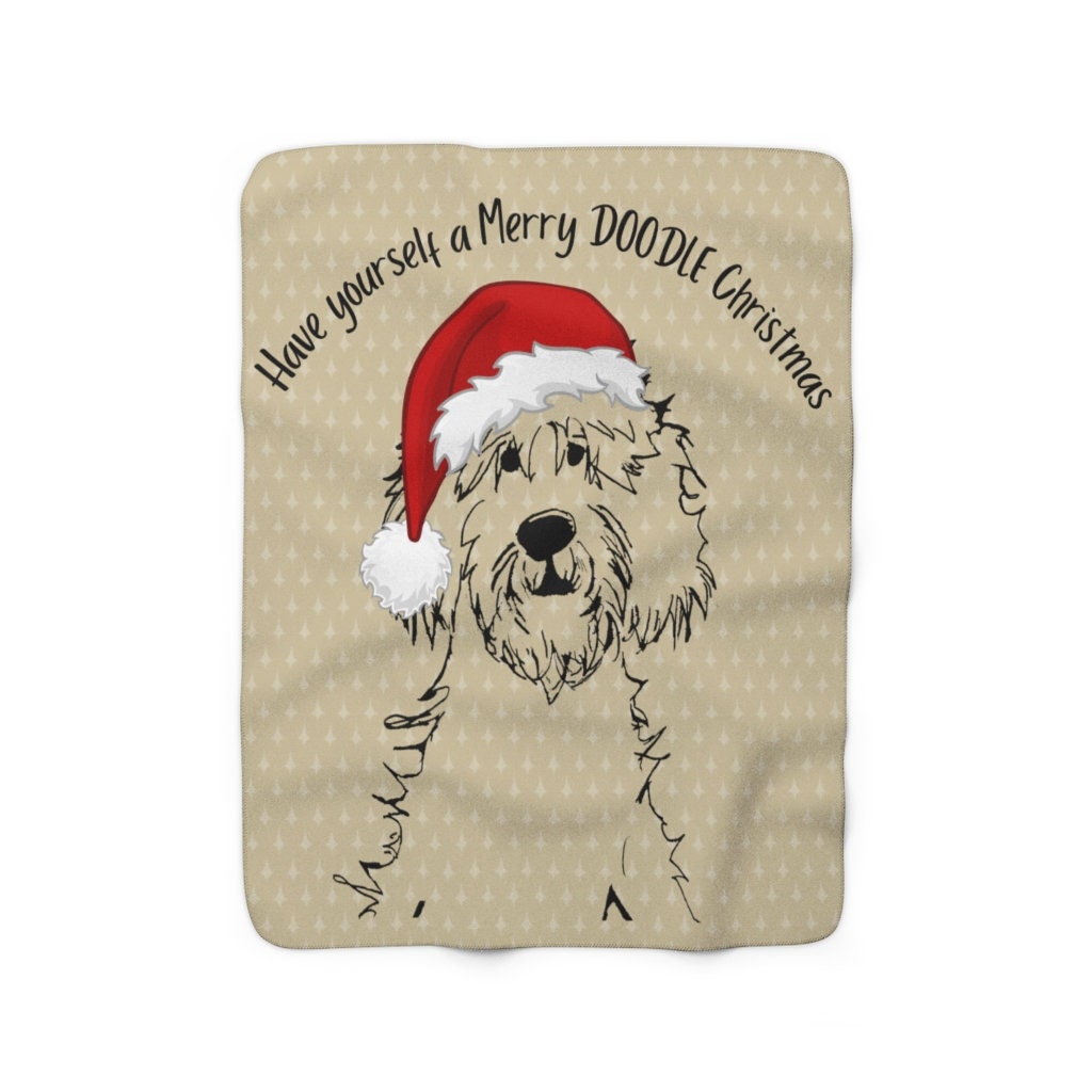 Doodle Dog Blanket - Doodle Mom, Doodle Dad, Christmas Dog Gift, Dog Lover Gift, Dog Blanket  -Doodle Lover, Dog Sherpa Fleece Bla