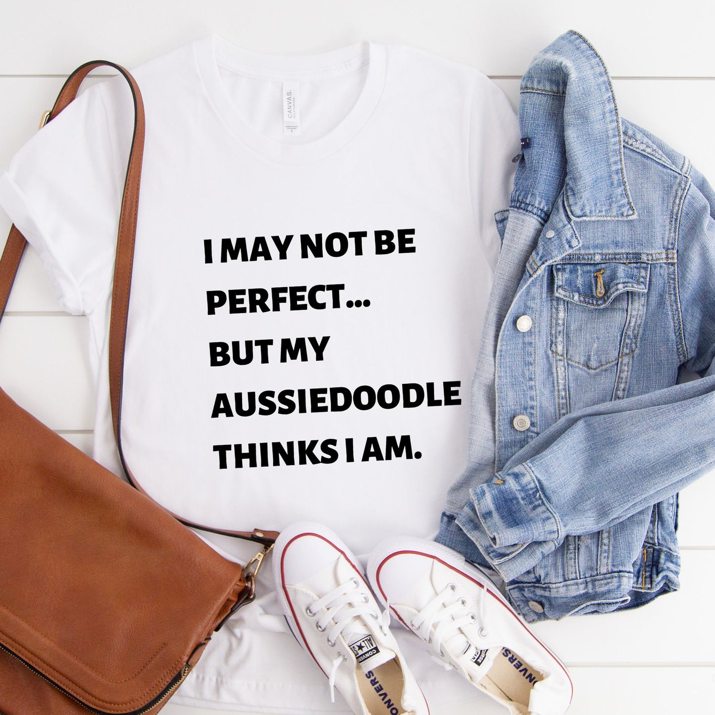 Aussiedoodle T-shirt - Funny Doodle Shirt -- Gift Idea for Aussiedoodle Mom and Dad Gift, Doodle Dog Lover