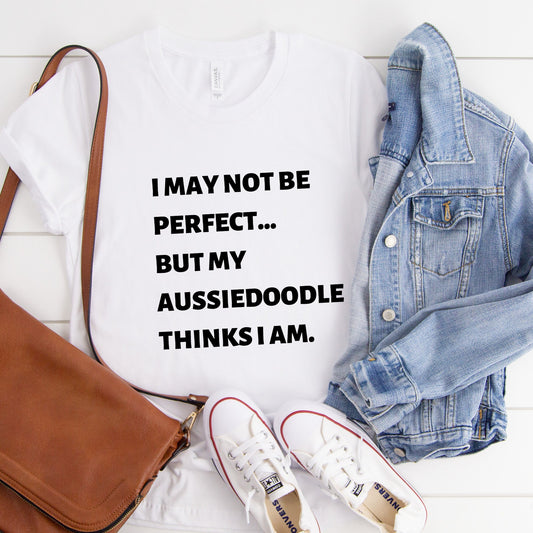 Aussiedoodle T-shirt - Funny Doodle Shirt -- Gift Idea for Aussiedoodle Mom and Dad Gift, Doodle Dog Lover