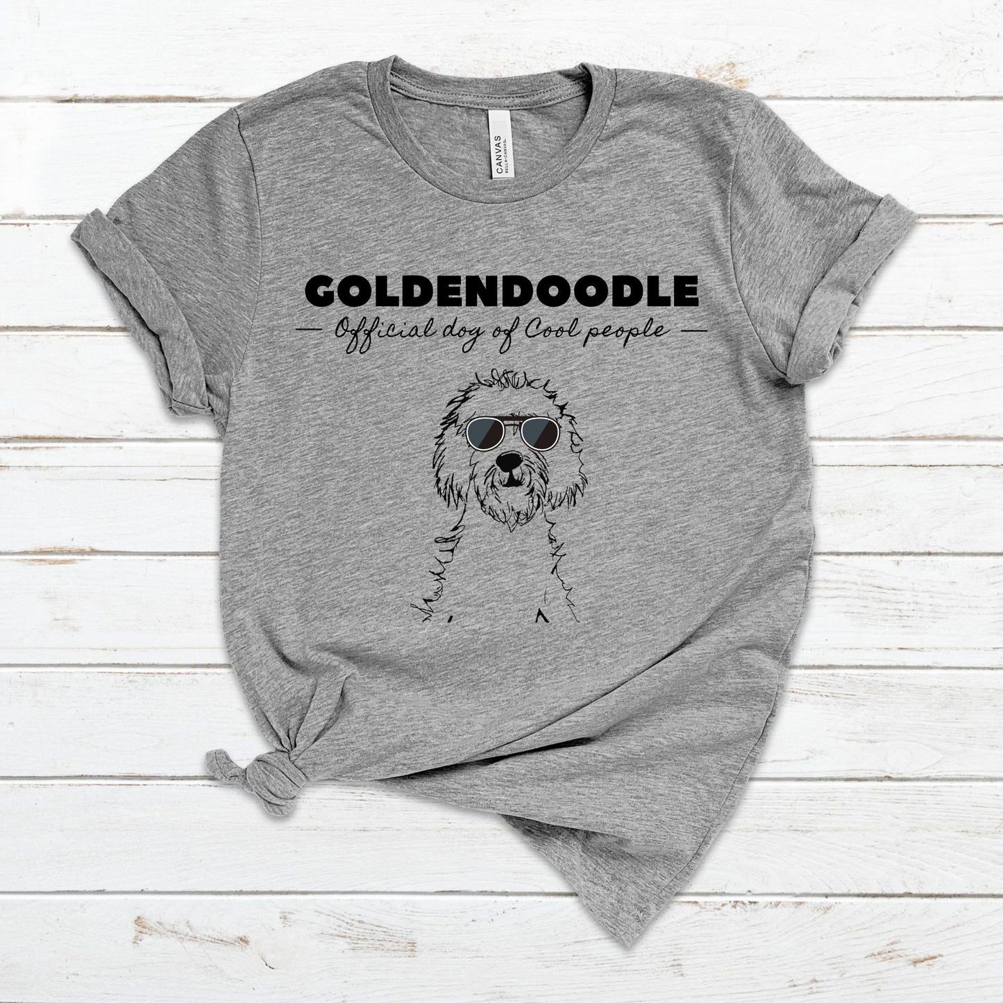 Goldendoodle Official Dog of Cool People T-shirt - Doodle Shirt -Doodle Gift -Doodle Tee -Doodle Lover Shirt -Doodle Dad Gift