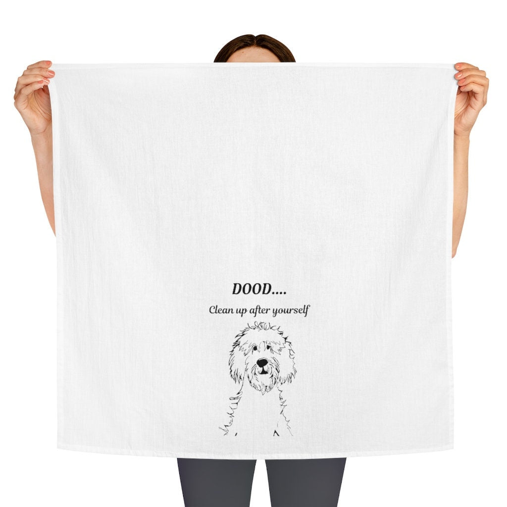 Doodle Dog 100% Cotton Tea Towel _ Perfect Gift for Any Doodle Mom or Dad