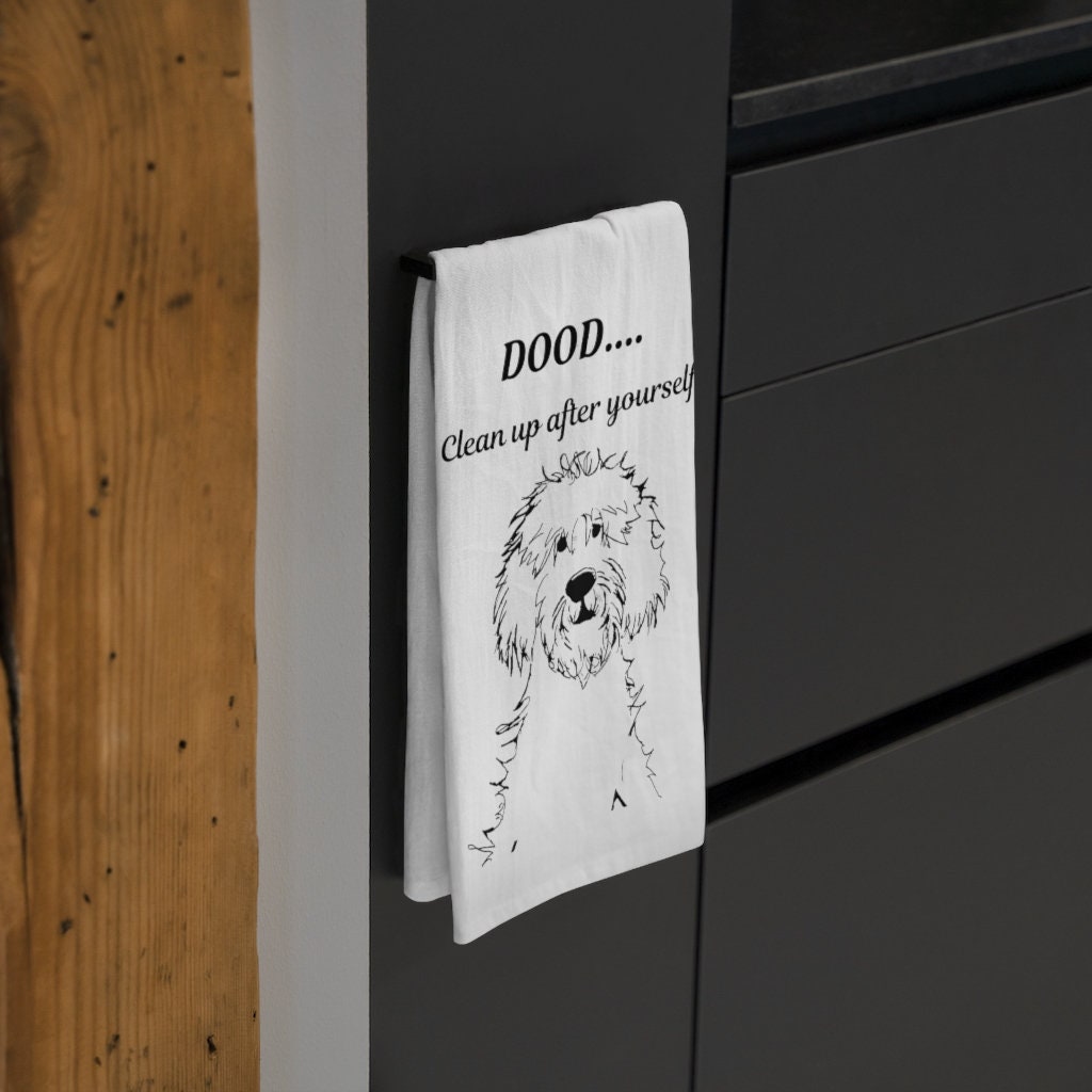 Doodle Dog 100% Cotton Tea Towel _ Perfect Gift for Any Doodle Mom or Dad