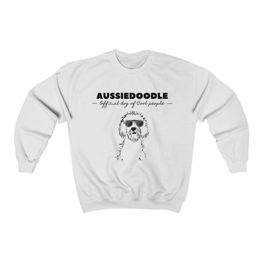 Aussiedoodle Official Dog Of Cool People Sweatshirt | Doodle Shirt  | Aussiedoodle Gift | Aussiedoodle Mom and Dad Gift