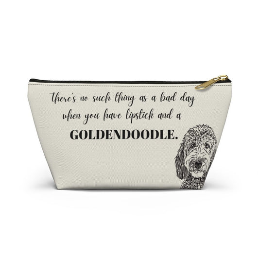 Goldendoodle Mom Mama Gift - Makeup, Cosmetic Bag, Travel Bag, Toiletries, Accessory Pouch, Doodle Cosmetic Bag, Doodle Owner