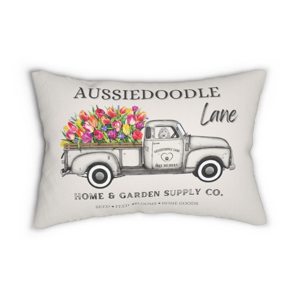 Aussiedoodle Gift Pillow and Insert | Aussiedoodle Mom Gift| Doodle Mama - Doodle Gifts, Doodle Home Decor, Aussiedoodle Mother's