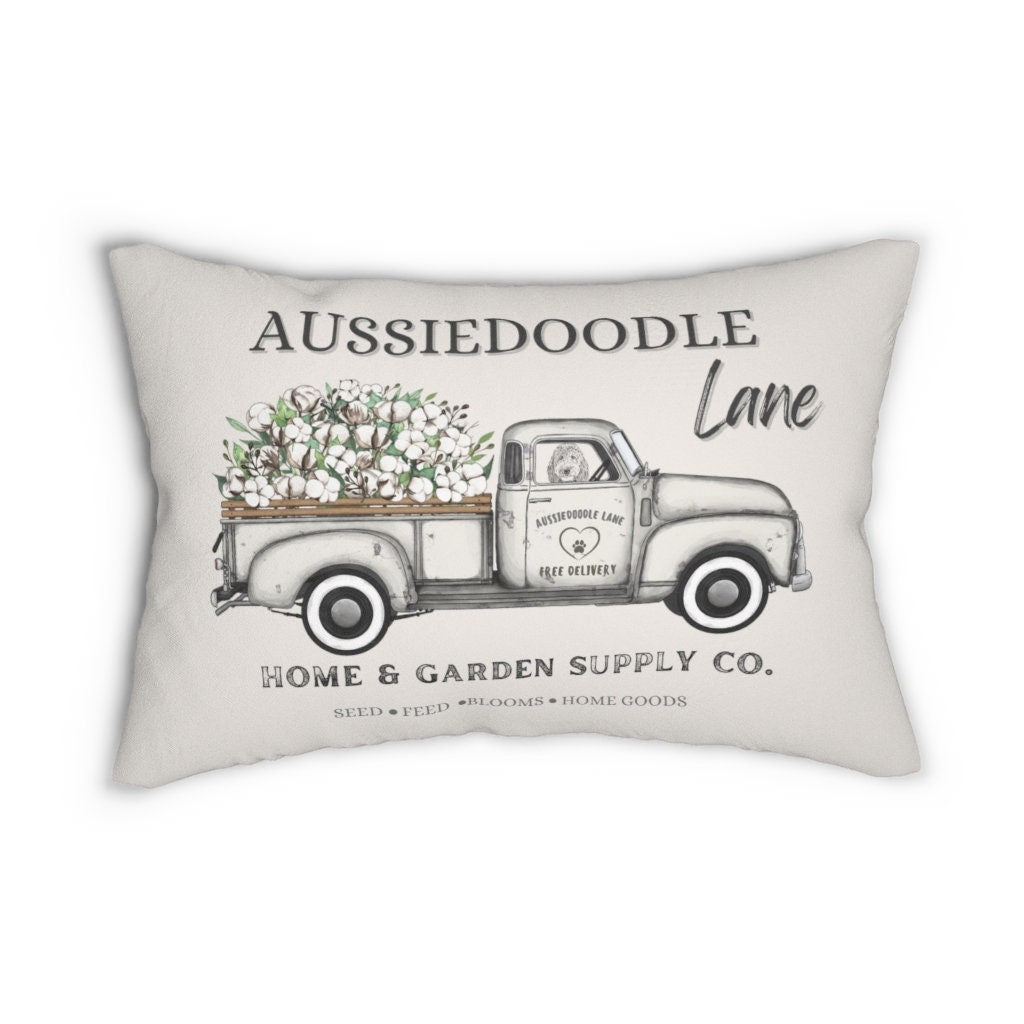 Aussiedoodle Gift Pillow and Insert - Doodle Gifts, Aussiedoodle Mom, Doodle Home Decor, Aussiedoodle Mother's Day Father's Day Gift