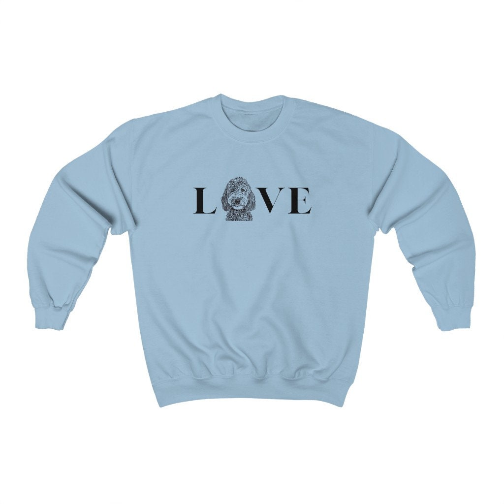 Doodle Love - Sweatshirt |Goldendoodle |Labradoodle |Aussiedoodle |Sheepadoodle |Bernedoodle | Unisex Heavy Blend Crewneck Sweatsh