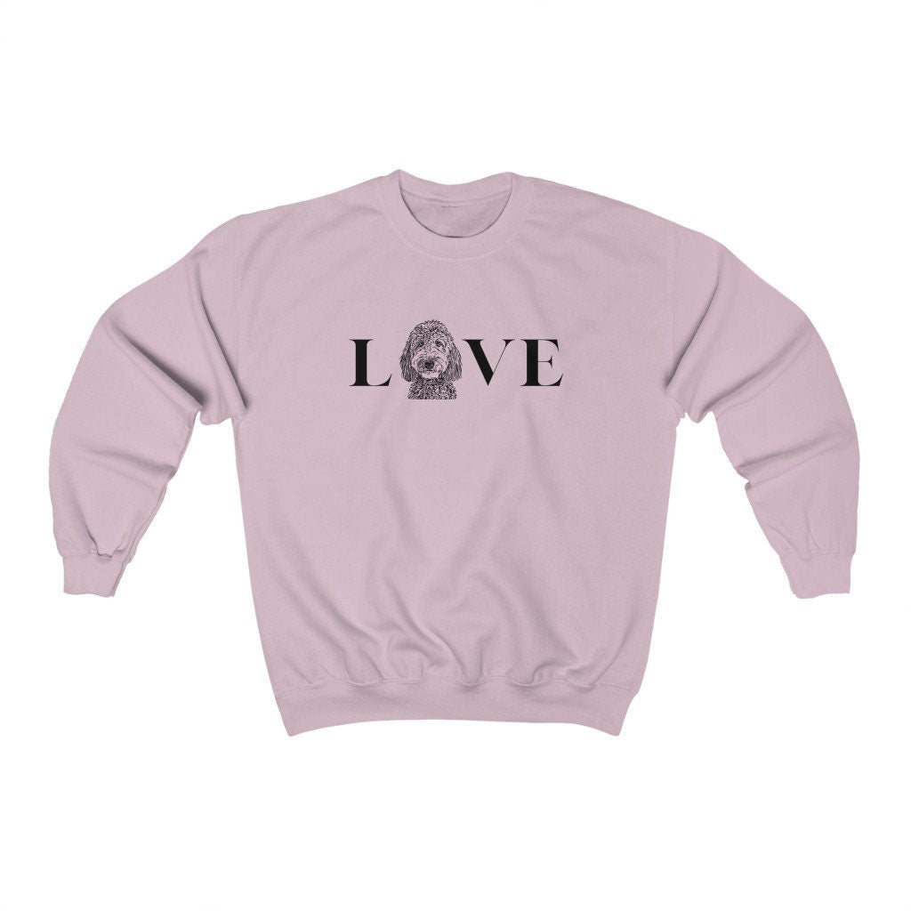 Doodle Love - Sweatshirt |Goldendoodle |Labradoodle |Aussiedoodle |Sheepadoodle |Bernedoodle | Unisex Heavy Blend Crewneck Sweatsh