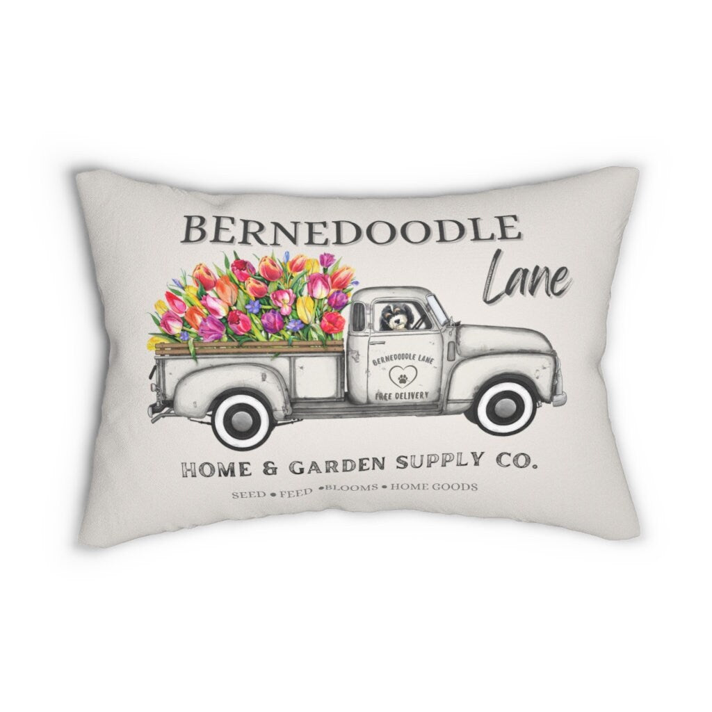 Bernedoodle Gift Pillow and Insert - Bernedoodle Mom, Doodle Mama, Doodle Lover Home Decor, Bernedoodle Mother's Day Gift