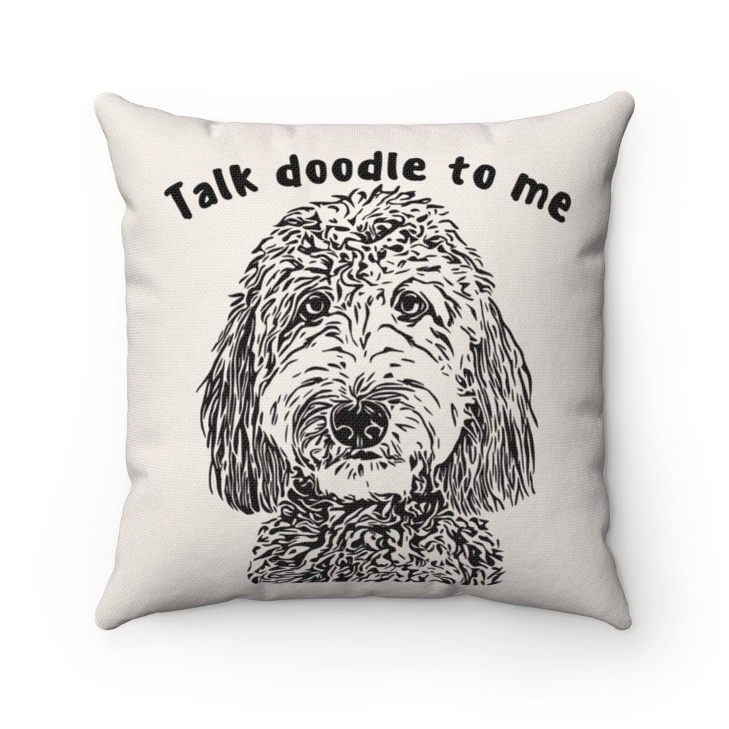 Doodle Dog Gift Pillow | Goldendoodle | Labradoodle | Bernedoodle | Aussiedoodle |Doodle Mom or Dad Gift | Doodle Lover |Doodle Ho