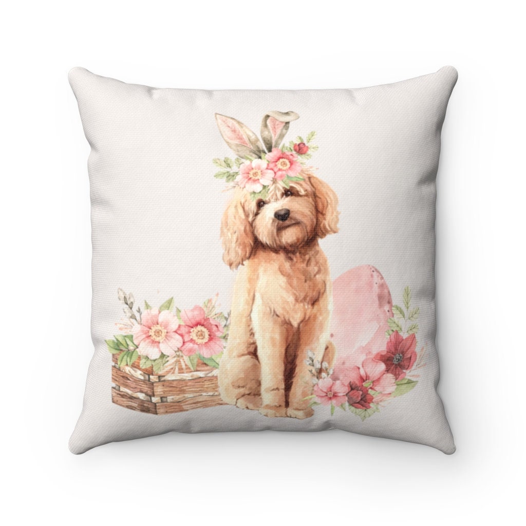 Goldendoodle Gift Pillow - Labradoodle, Cockapoo, Cavoodle, Mini Doodle Gift, Spoodle, Doodle Mom and Dad Gift, Doodle Home Decor