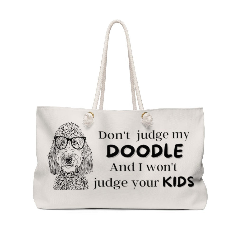 Doodle Gift Tote Bag - Doodle Mom Gift, Perfect Gift Idea for Bernedoodle, Goldendoodle, Labradoodle, Sheepsdoodle, Aussiedoodle M