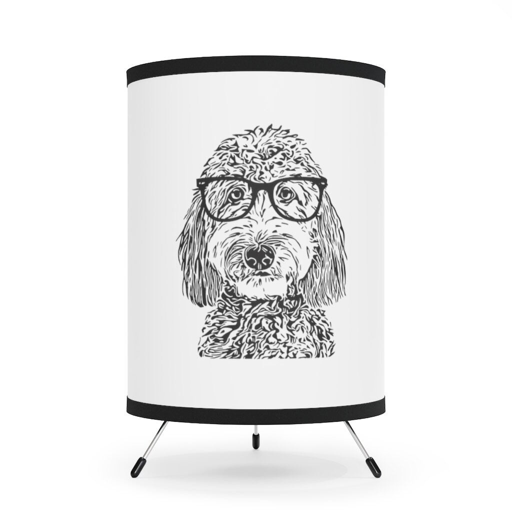 Doodle Mom Gift Tripod Lamp | Goldendoodle | Labradoodle | Bernedoodle | Sheepadoodle | Aussiedoodle  | Doodle Dad Gift | Doodle H