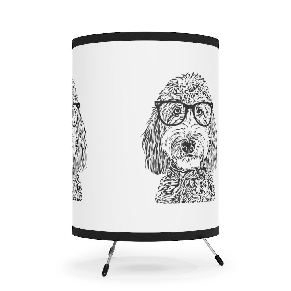 Doodle Mom Gift Tripod Lamp | Goldendoodle | Labradoodle | Bernedoodle | Sheepadoodle | Aussiedoodle  | Doodle Dad Gift | Doodle H