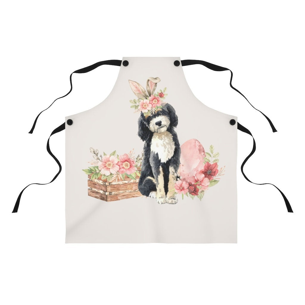 Bernedoodle Gift Apron - Bernedoodle Gift Idea, Doodle Gift Idea, Bernedoodle Mom Gift, Doodle Easter Gift Ideas