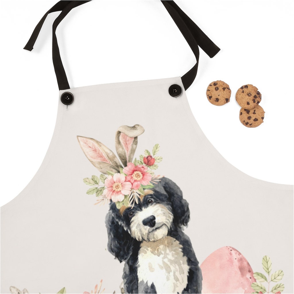 Bernedoodle Gift Apron - Bernedoodle Gift Idea, Doodle Gift Idea, Bernedoodle Mom Gift, Doodle Easter Gift Ideas