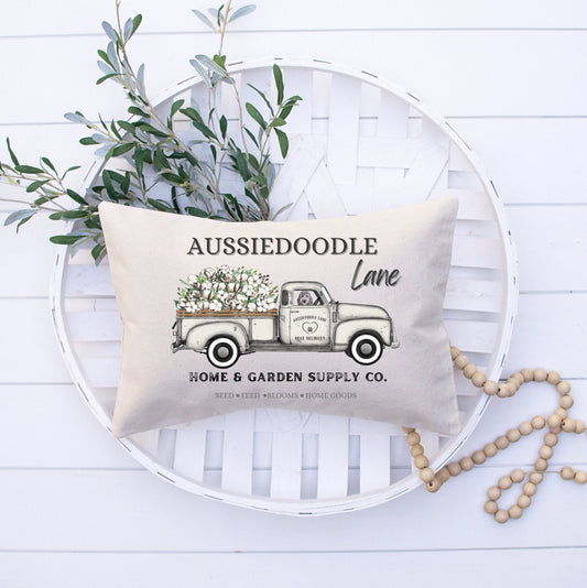 Aussiedoodle Gift Pillow and Insert - Doodle Gifts, Aussiedoodle Mom, Doodle Home Decor, Aussiedoodle Mother's Day Father's Day Gift