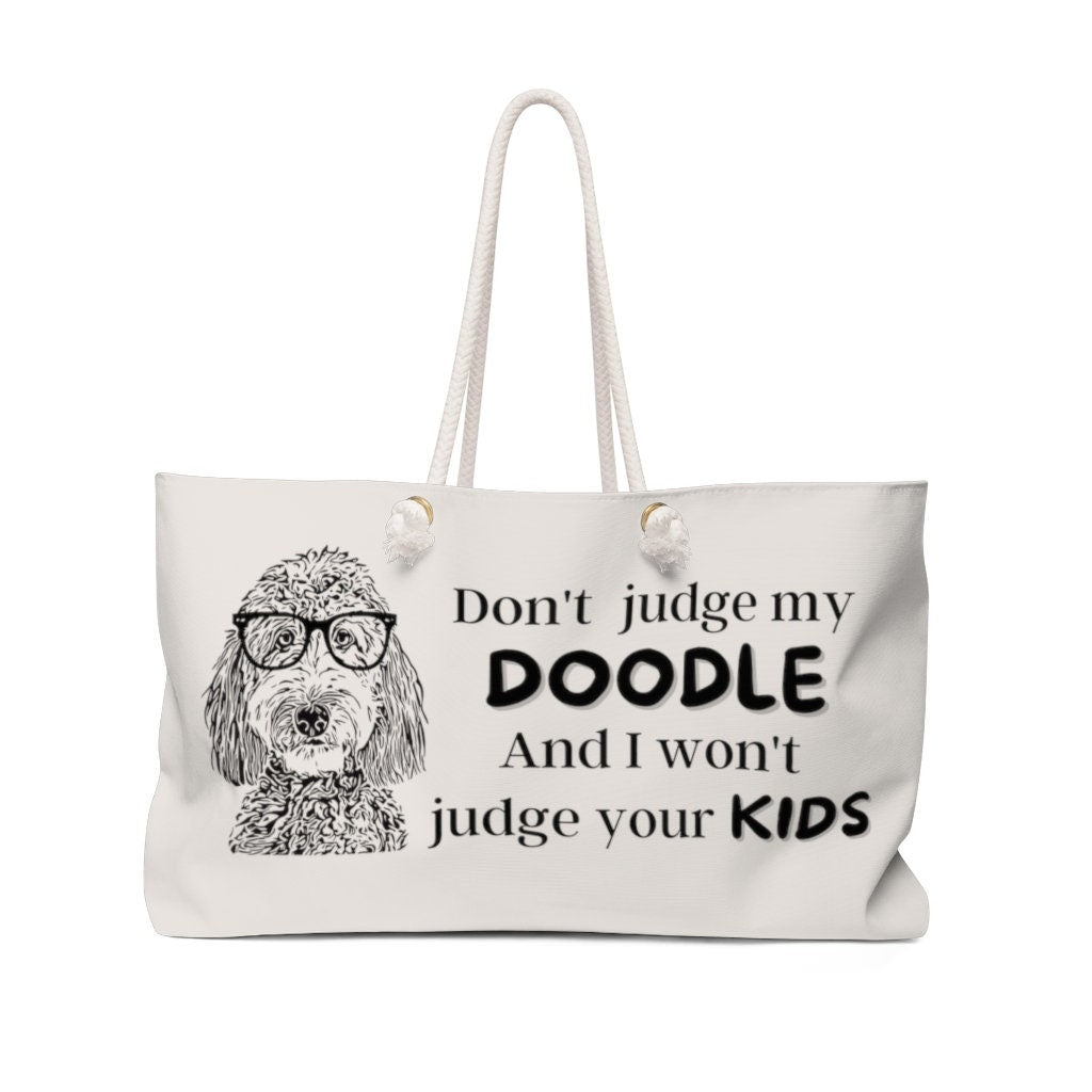 Doodle Gift Tote Bag - Doodle Mom Gift, Perfect Gift Idea for Bernedoodle, Goldendoodle, Labradoodle, Sheepsdoodle, Aussiedoodle M