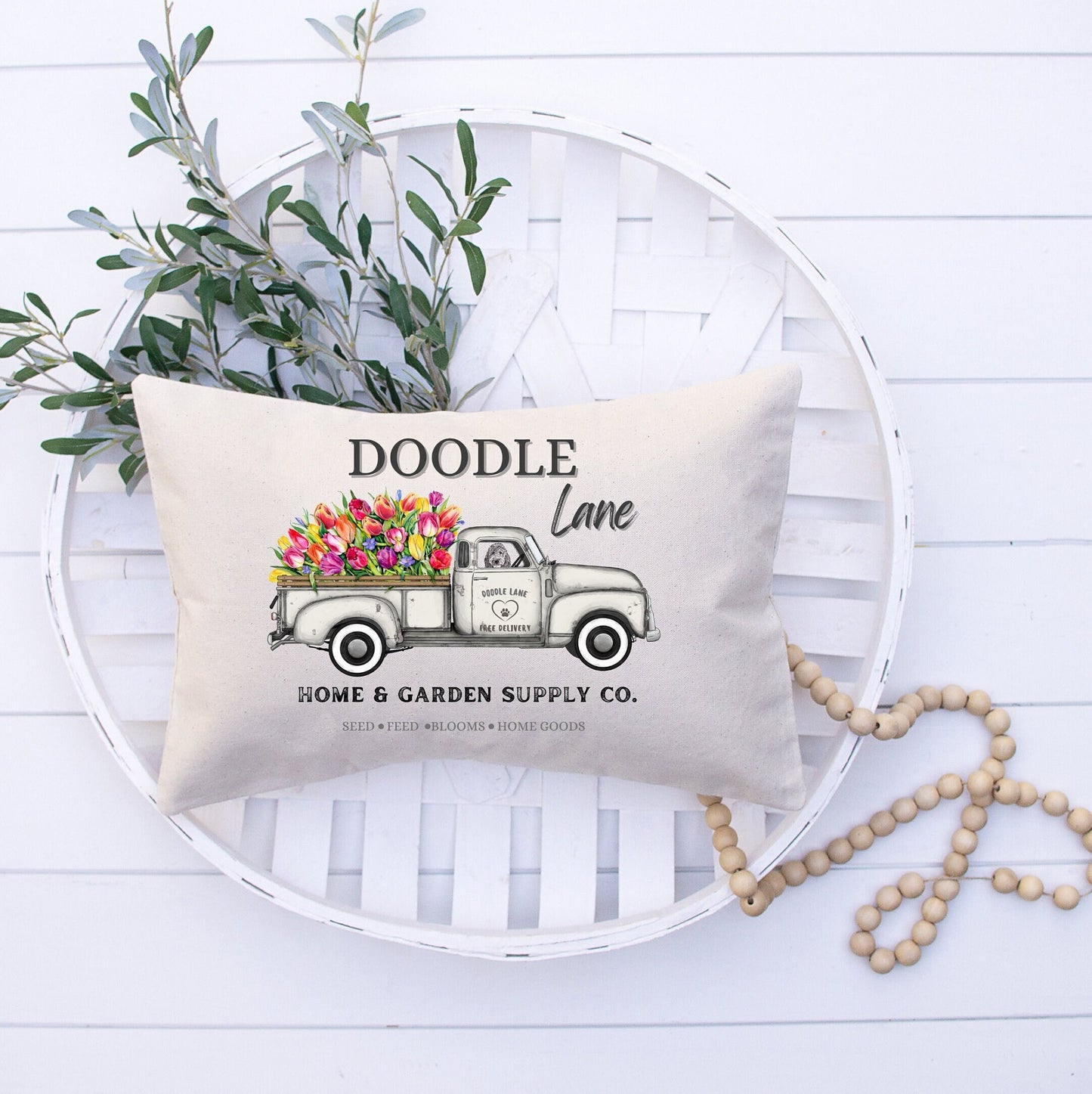 Doodle Dog Gift Pillow - Goldendoodle, Labradoodle, Aussiedoodle, Sheepadoodle, Bernedoodle Gift, Doodle Mama, Doodle Mom