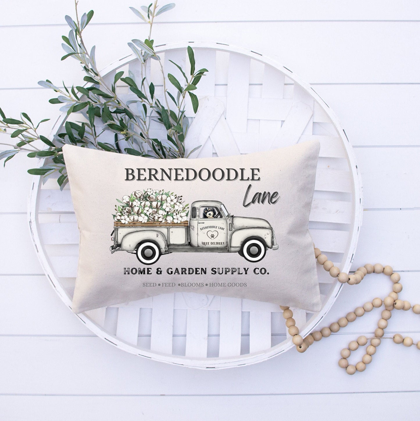 Bernedoodle Gift Pillow and Insert - Bernedoodle Mom or  Mama Gift, Doodle Gifts, Bernedoodle Mom Gift Idea, Bernedoodle Home Deco