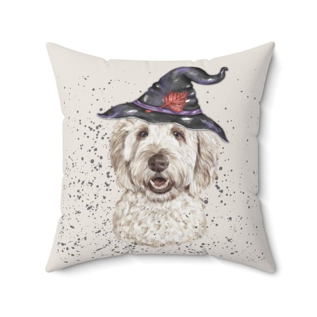 Goldendoodle - Labradoodle, Doodle Dog Gift Pillow, Doodle Mom or Dad Gift, Doodle Fall, Autumn Home Decor