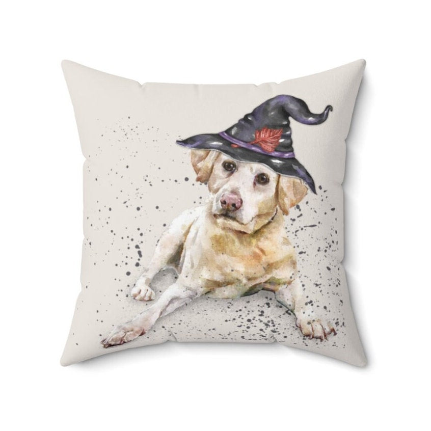 Labrador Retriever Pillow - Retriever Gift Pillow, Labrador Mom or Dad Gift, Dog  Fall, Autumn Home Decor