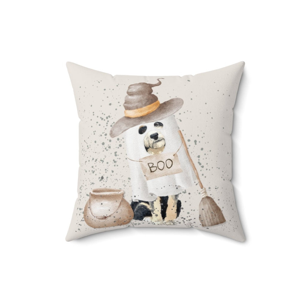 Bernedoodle - Doodle Dog, Gift Pillow, Bernedoodle Mom or Dad Gift, Doodle Fall/Autumn/Halloween Home Decor