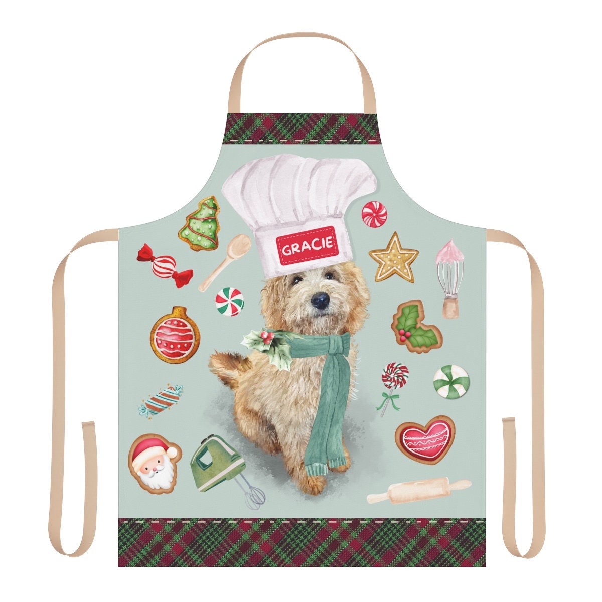 Personalized Goldendoodle - Labradoodle, Doodle Dog Holiday Chef Apron, Perfect Gift  Idea for Doodle Mom, Resembles Many Doodle Box