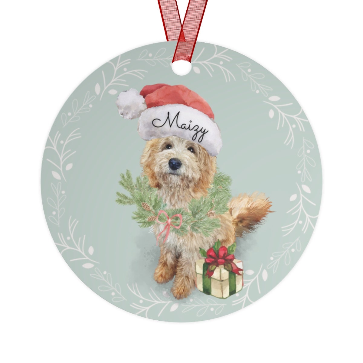 Doodle - Goldendoodle Christmas Ornament, Personalized Doodle Mom Gift, And Durable Lightweight Metal, A Treasured Keepsake of You