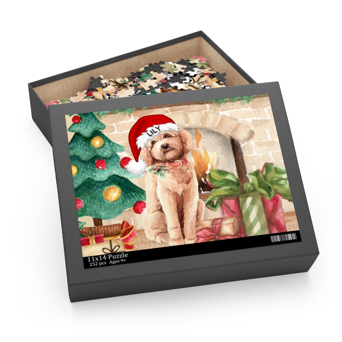 Personalized Goldendoodle - Labradoodle Dog Gift Puzzle (120, 252, 500-Piece) Perfect Christmas Gift for Any Doodle Lover, Gift Bo