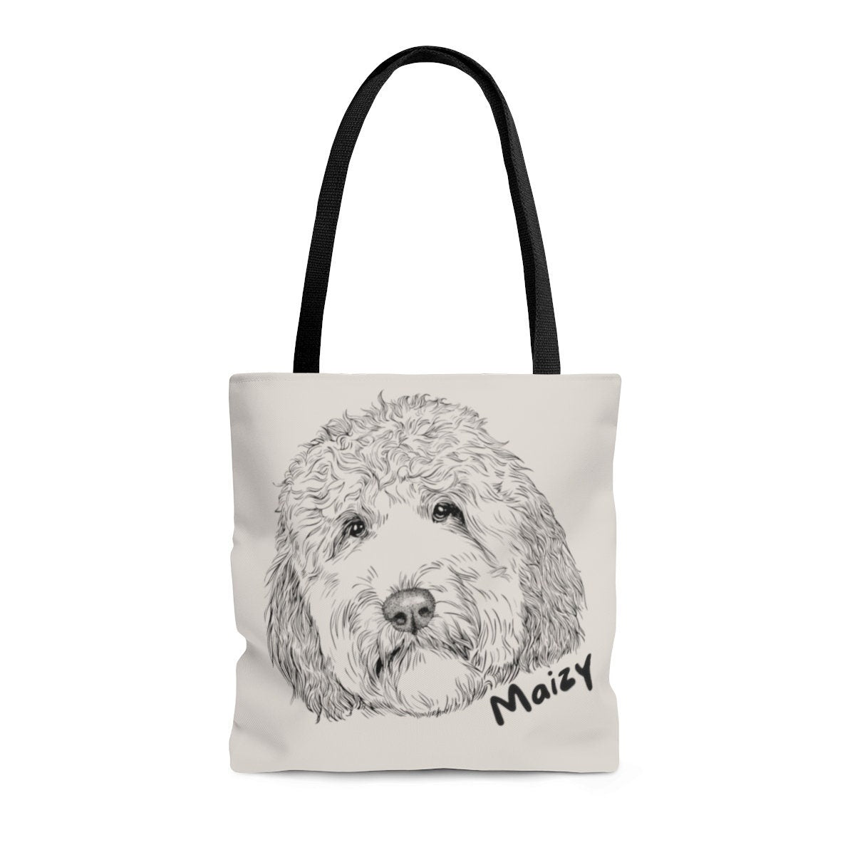 Personalized Doodle Dog Tote Bag - Perfect Doodle Dog Mom Gift Idea, Goldendoodle, Labradoodle, Bernedoodle, Aussiedoodle, 3 Sizes