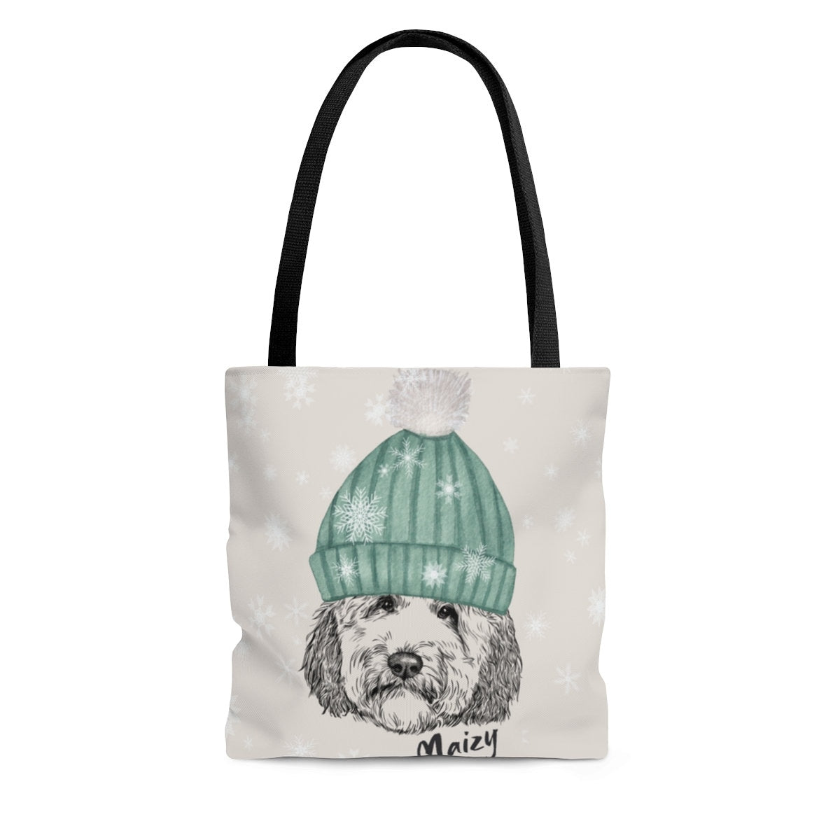 Personalized Doodle Dog Tote Bag - Perfect Holiday Doodle Dog Mom Gift Idea, Goldendoodle, Bernedoodle, Labradoodle, Aussiedoodle,