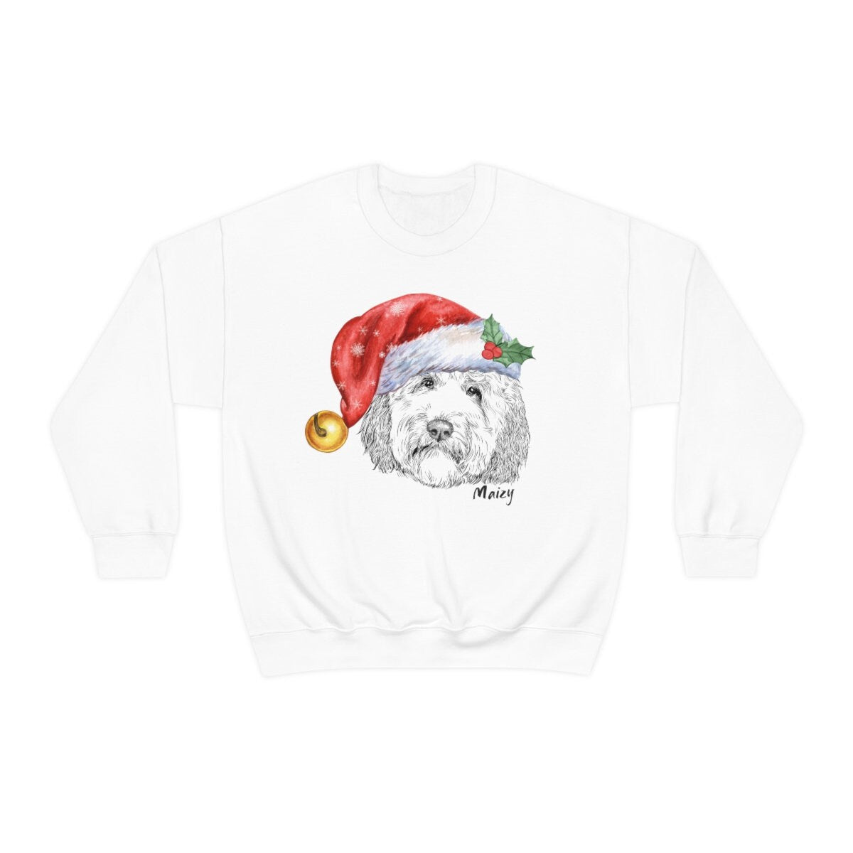 Doodle Dog Christmas Sweatshirt Gift - Perfect Holiday Gift for Doodle Mom, Mama, Personalized Sweatshirt, Unisex