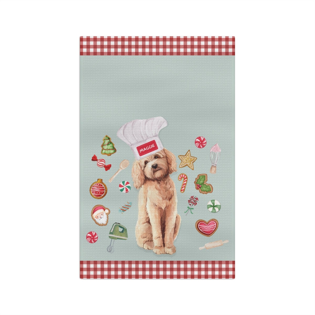 Personalized Goldendoodle - Cavapoo, Labradoodle  Gift Towel, Doodle Mom or Dad Christmas Gift Idea, Soft Micro-polyester Kitchen