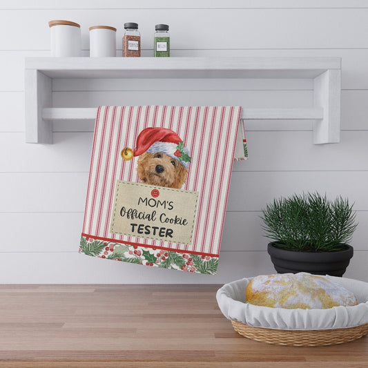 Doodle Dog Gift - Boutique-style Tea Towel, Doodle Mom or Dad Christmas Gift Idea, Goldendoodle, Labradoodle, Double Doodle, Cavap