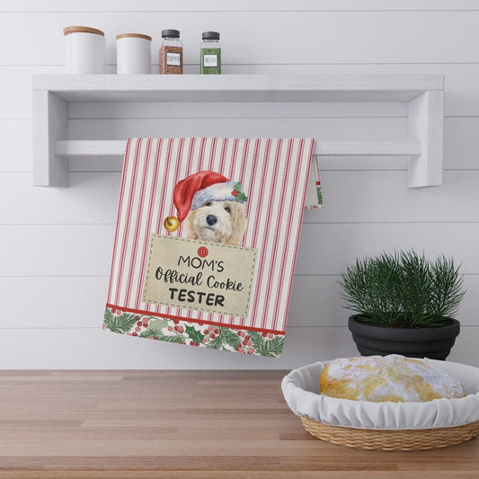 Doodle Dog Gift - Boutique-style Tea Towel, (light Colored) Doodle Mom Christmas Gift, Goldendoodle, Labradoodle, Double Doodle, C